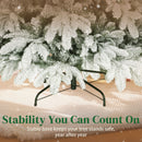 HOMCOM Artificial Christmas Tree Hinged Xmas Tree