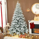 HOMCOM Artificial Christmas Tree Hinged Xmas Tree
