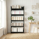 HOMCOM Bookshelf Anti-Slip Design 5-Tier Black