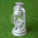 25cm/30cm Silver Paraffin Hurricane Lantern Camping Light