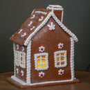 24cm Battery Operated Light up Christmas Gingerbread House Chalet with LEDs