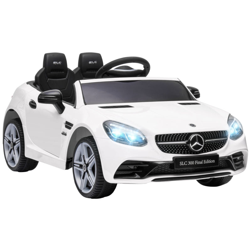 Aiya Play Kids Electric Ride On Car Mercedes Benz SLC 300 12v - White