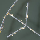 48cm x 38cm Light up Hanging Christmas Snowflake Bauble with 250 Warm White LEDs