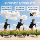 SPORTNOW Electric Scooter, Lightweight E Scooter With LED Display, Black