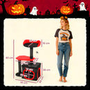 PawHut Gothic Cat Tree With Scratching Posts, Black, Halloween