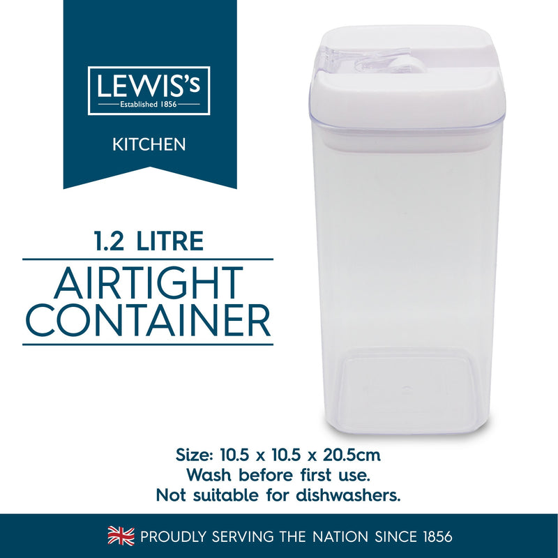 Lewis's Airtight Container 1.2 Litre