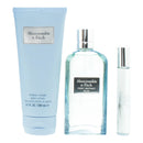 Abercrombie & Fitch First Instinct Blue Woman 3 Piece Gift Set: Eau de Parfum 10