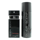 Jacques Bogart Silver Scent Intense 2 Piece Gift Set: Eau De Toilette 100ml - Body Spray 200ml