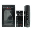Jacques Bogart Silver Scent Intense 2 Piece Gift Set: Eau De Toilette 100ml - Body Spray 200ml
