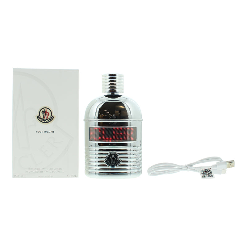 Moncler Pour Homme Refilable With Led Screen Eau de Parfum 150ml