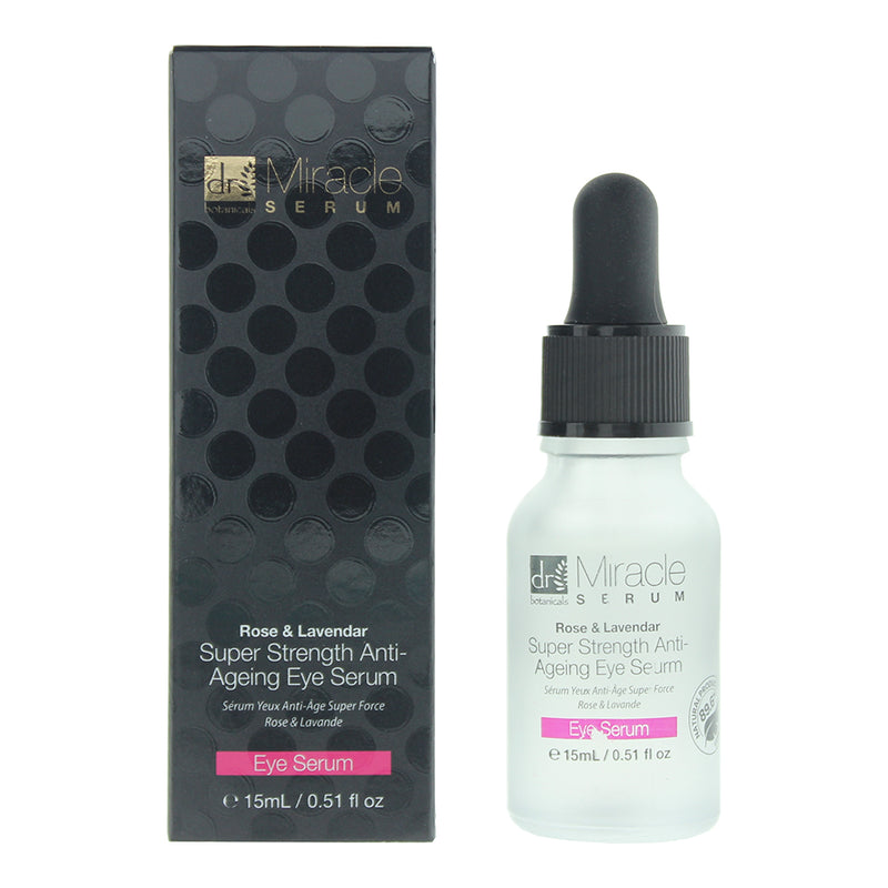 Dr Botanicals Miracle Rose & Lavender Super Strength Anti-Ageing Eye Serum 15ml