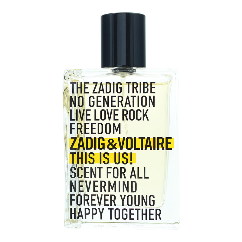 Zadig & Voltaire This Is Us! Eau De Toilette 50ml