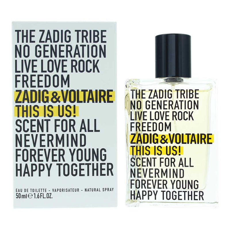 Zadig & Voltaire This Is Us! Eau De Toilette 50ml