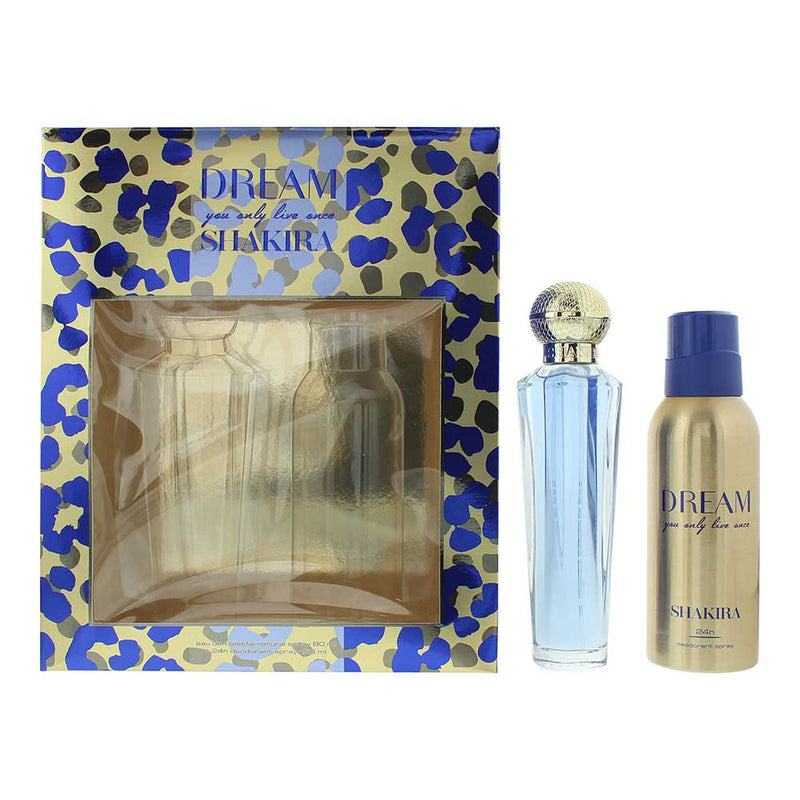 Shakira Dream You Only Live Once 2 Piece Gift Set: Eau de Toilette 80ml - Deodor