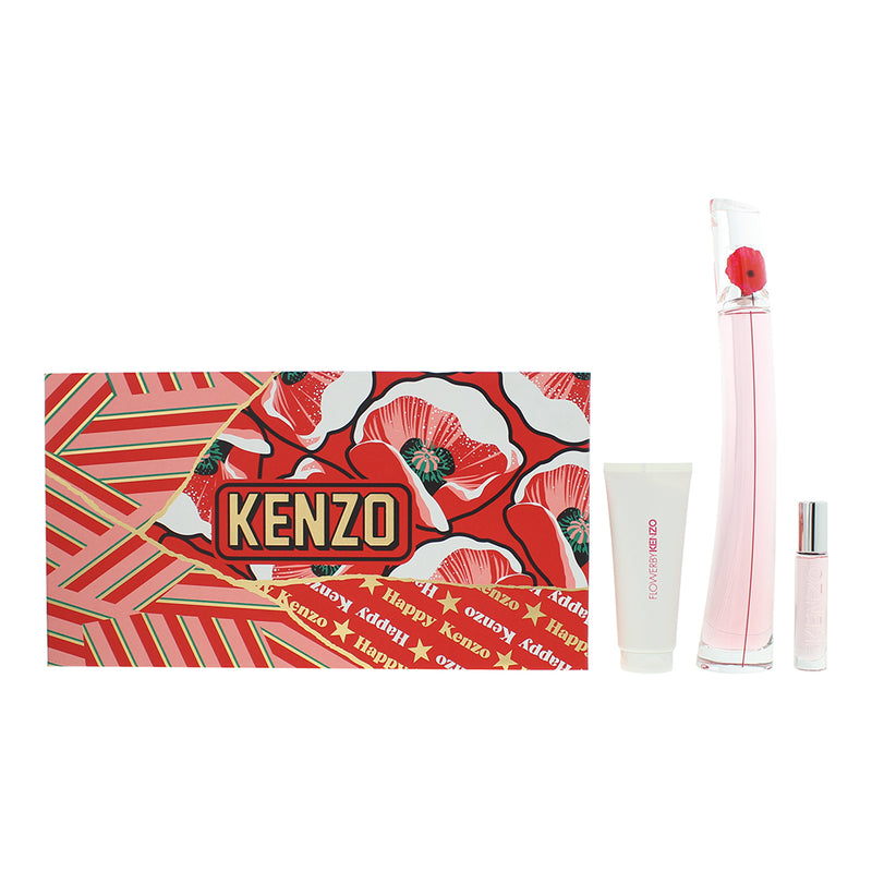 Kenzo Flower Poppy Bouquet Eau de Parfum Piece Gift Set: Eau de Parf