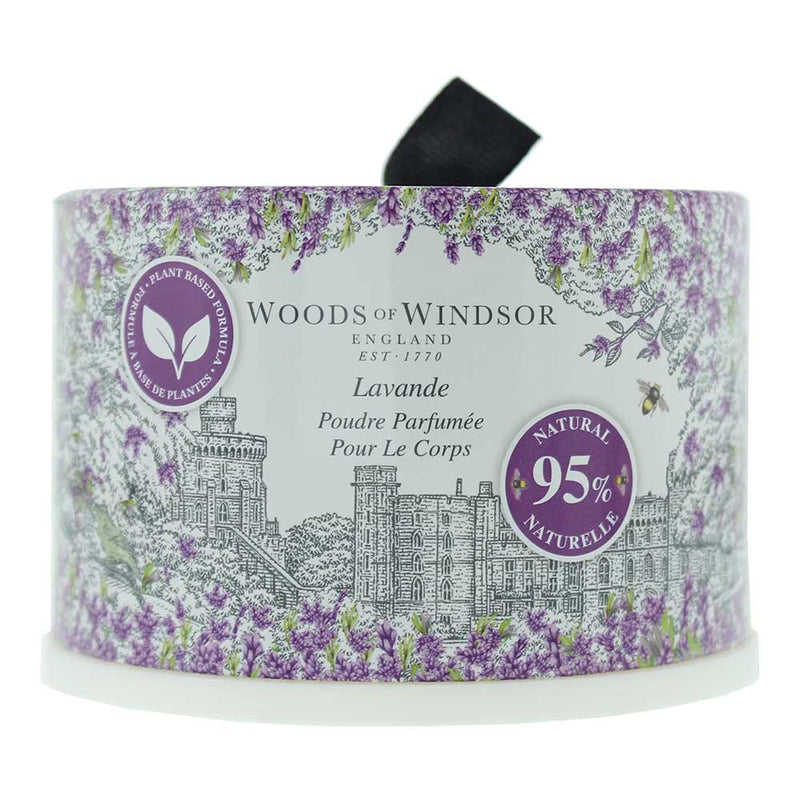 Woods Of Windsor English Lavender Perfumed Dusting Powder 100g