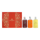 Molton Brown Floral & Spicy Body Care 3 Piece Gift Set: Bath & Shower Gel 3 x 30