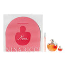 Nina Ricci Nina 3 Piece Gift Set: Eau de Toilette 80ml - Rollerball 10ml - Eau d