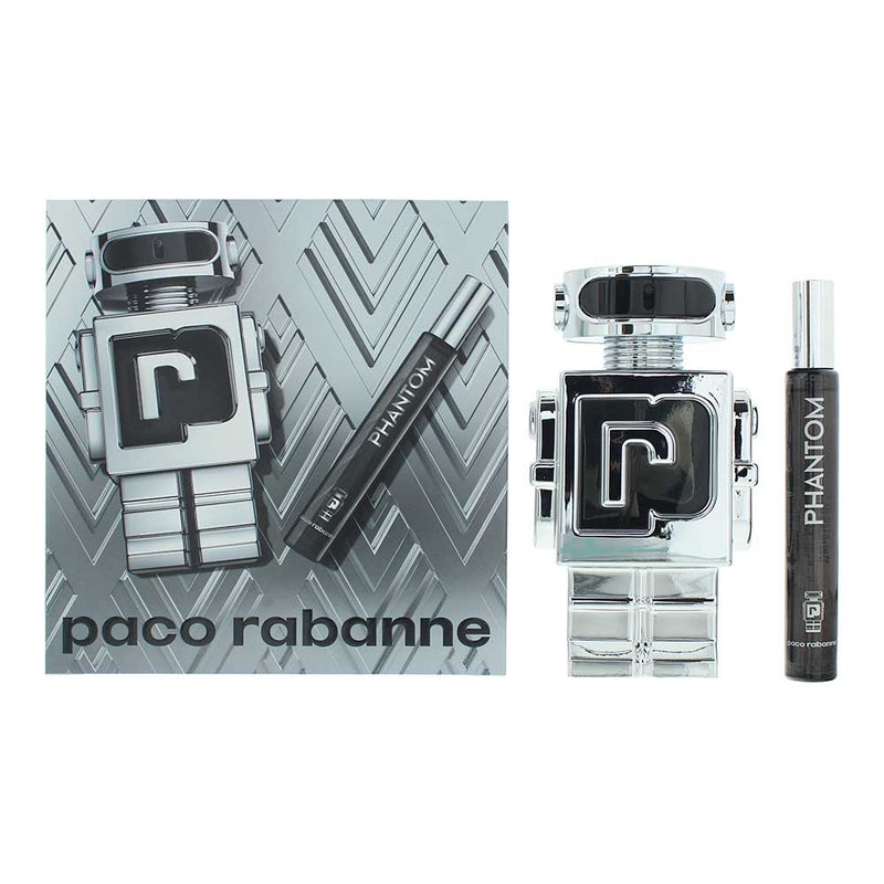 Paco Rabanne Phantom 2 Piece Gift Set: Eau de Toilette 100ml - Eau de Toilette 1