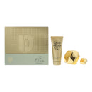 Paco Rabanne Lady Million 3 Piece Gift Set: Eau De Parfum 80ml - Body Lotion 100ml - Eau De Parfum 5ml