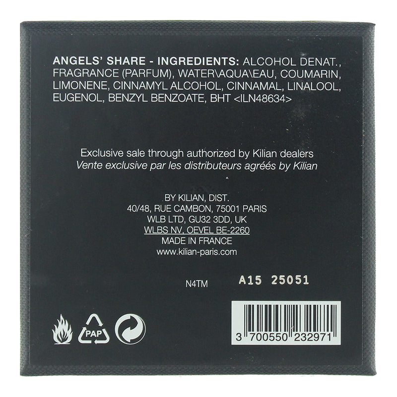 Kilian Angel's Share Refillable Eau De Parfum 100ml
