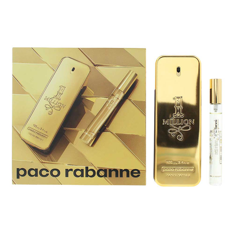 Paco Rabanne 1 Million 2 Piece Gift Set: Eau de Toilette 100ml - Eau de Toilette