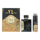 Ard Al Zaafaran Oud 24 Hours 2 Piece Gift Set: Eau de Parfum 100ml - Deodorant S