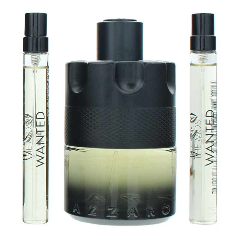 Azzaro The Most Wanted 3 Piece Gift Set: Eau de Toilette 100ml - Eau de Toilette