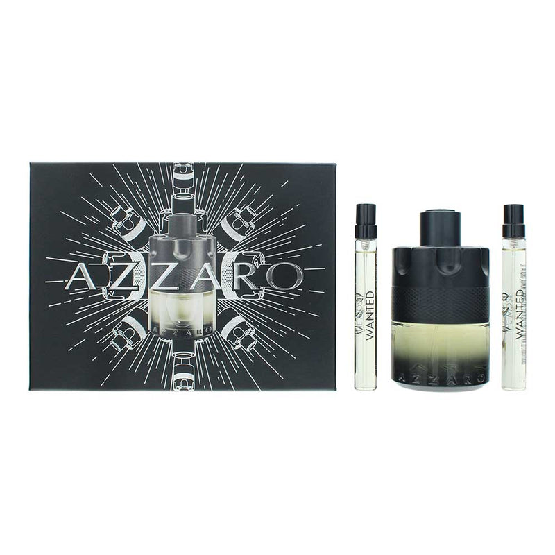 Azzaro The Most Wanted 3 Piece Gift Set: Eau de Toilette 100ml - Eau de Toilette