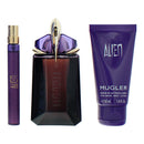 Mugler Alien 3 Piece Gift Set: Eau de Parfum 60ml - Eau de Parfum 10ml -