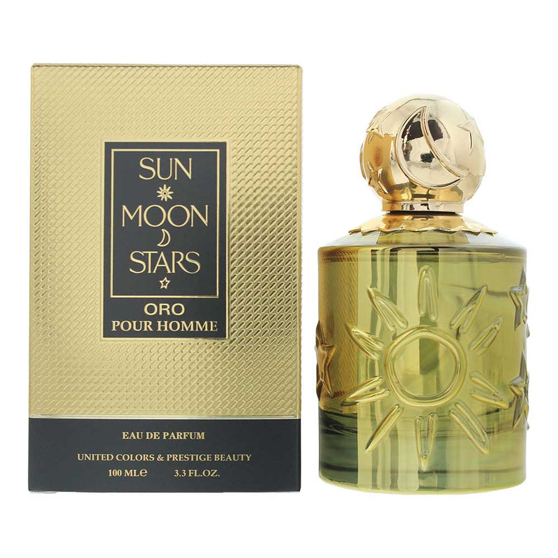 United Colors & Prestige Beauty Sun Moon Stars Oro Pour Homme Eau De Parfum 100m