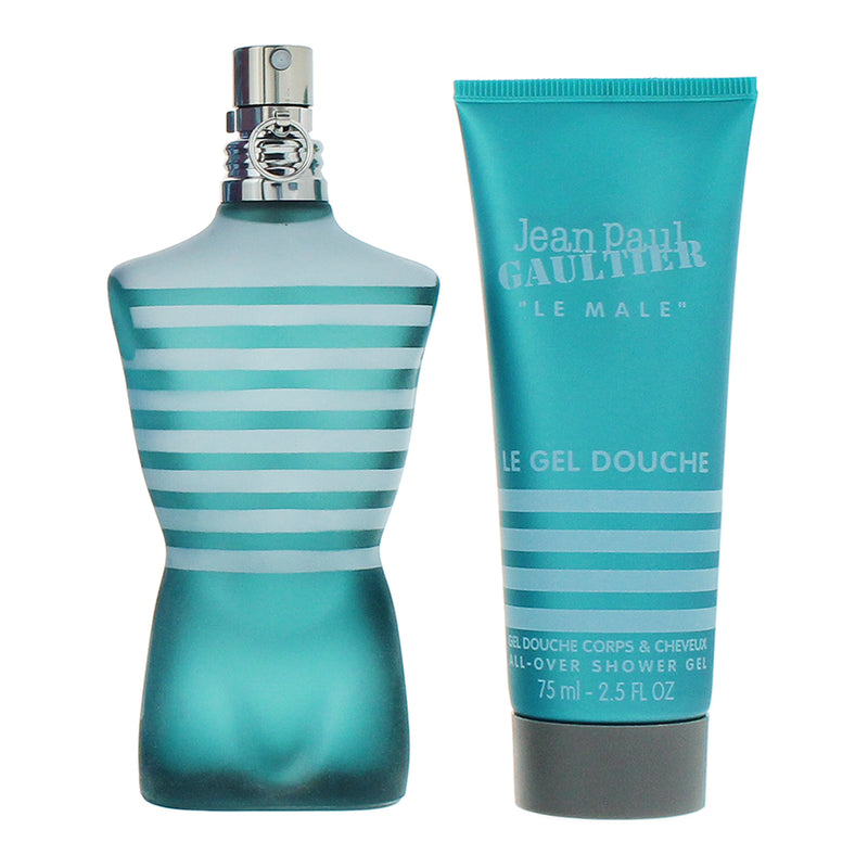 Jean Paul Gaultier Le Male 2 Piece Gift Set: Eau de Toilette 75ml - Shower Gel 7