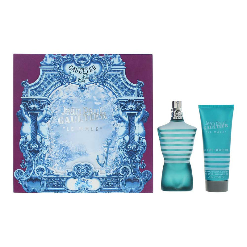 Jean Paul Gaultier Le Male 2 Piece Gift Set: Eau de Toilette 75ml - Shower Gel 7