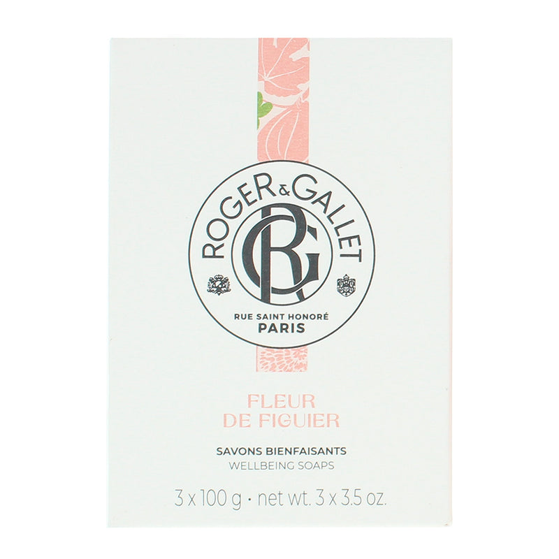 Roger & Gallet Fleur De Figuier 3 x Soap 100g