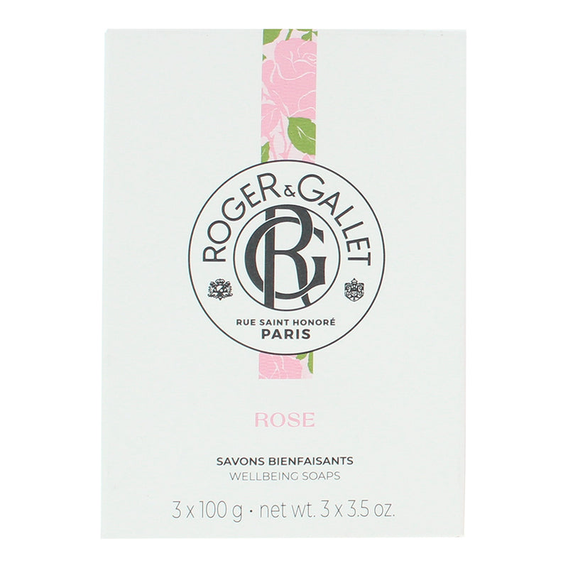 Roger & Gallet Rose 3 x Soap 100g