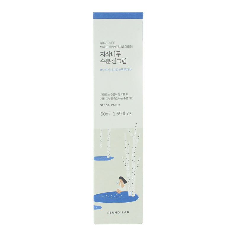 Round Lab Birch Juice Moisturising Spf 50 Sun Cream 50ml