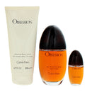 Calvin Klein Obsession For Women 3 Piece Gift Set: Eau de Parfum 100ml - Body Lo