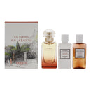 Hermes Un Jardin Sur La Lagune 3 Piece Gift Set: Eau De Toilette 50ml - Body Lotion - Shower Gel