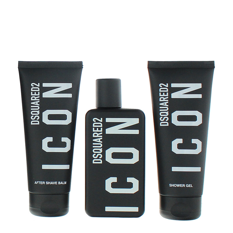 Dsquared2 Icon Pour Homme 3 Piece Gift Set: Eau de Parfum 100ml - Body Lotion 10