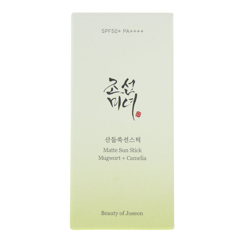 Beauty Of Joseon Matte Sun Stick Mugwort + Camelia SPF 50+ PA++++ Stick 18g