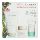 Clarins Hydration 3 Piece Gift Set: Cleansing Gel 125ml - Energising Face Cream