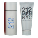 Carolina Herrera 212 Men Nyc Piece Gift Set: Eau De Toilette 100ml - Aftershave Balm 100ml
