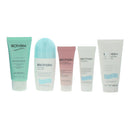 Biotherm Aquasource 5 Piece Gift Set: Deodorant Roll-On 75ml - Cleanser 50ml - H