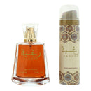 Lattafa Raghba 2 Piece Gift Set: Eau De Parfum 100ml - Deodorant Spray 50ml