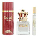 Jean Paul Gaultier Scandal Pour Homme 3 Piece Gift Set: Eau De Toilette 50ml - E