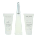 Issey Miyake L'eau D'issey 3 Piece Gift Set: Eau de Toilette 50ml - Body Lotion