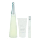 Issey Miyake L'eau D'issey 3 Piece Gift Set: Eau de Toilette 100ml - Eau de Toil
