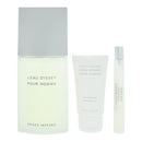 Issey Miyake L'eau D'issey Pour Homme 3 Piece Gift Set: Eau De Toilette 125ml -