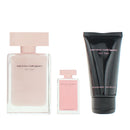 Narciso Rodriguez For Her 3 Piece Gift Set: Eau De Parfum 50ml - Eau De Parfum 7