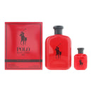Ralph Lauren Polo Red 2 Piece Gift Set: Eau De Toilette 125ml - Eau De Toilette 15ml